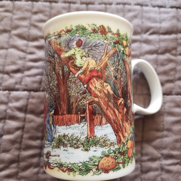 3 Vintage Collector  Mugs Christmas Cheer Dunoon Stoneware-1 Fine Bone-PM1 - Picture 7 of 10